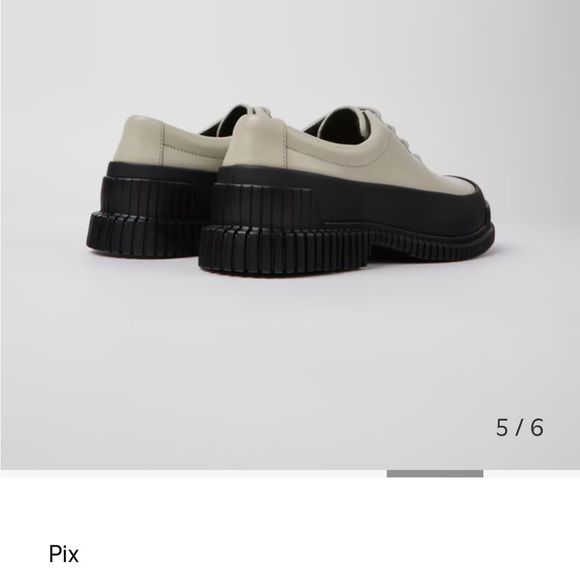 Camper Black and gray leather women's shoes-Size 37 - Picture 3 of 5